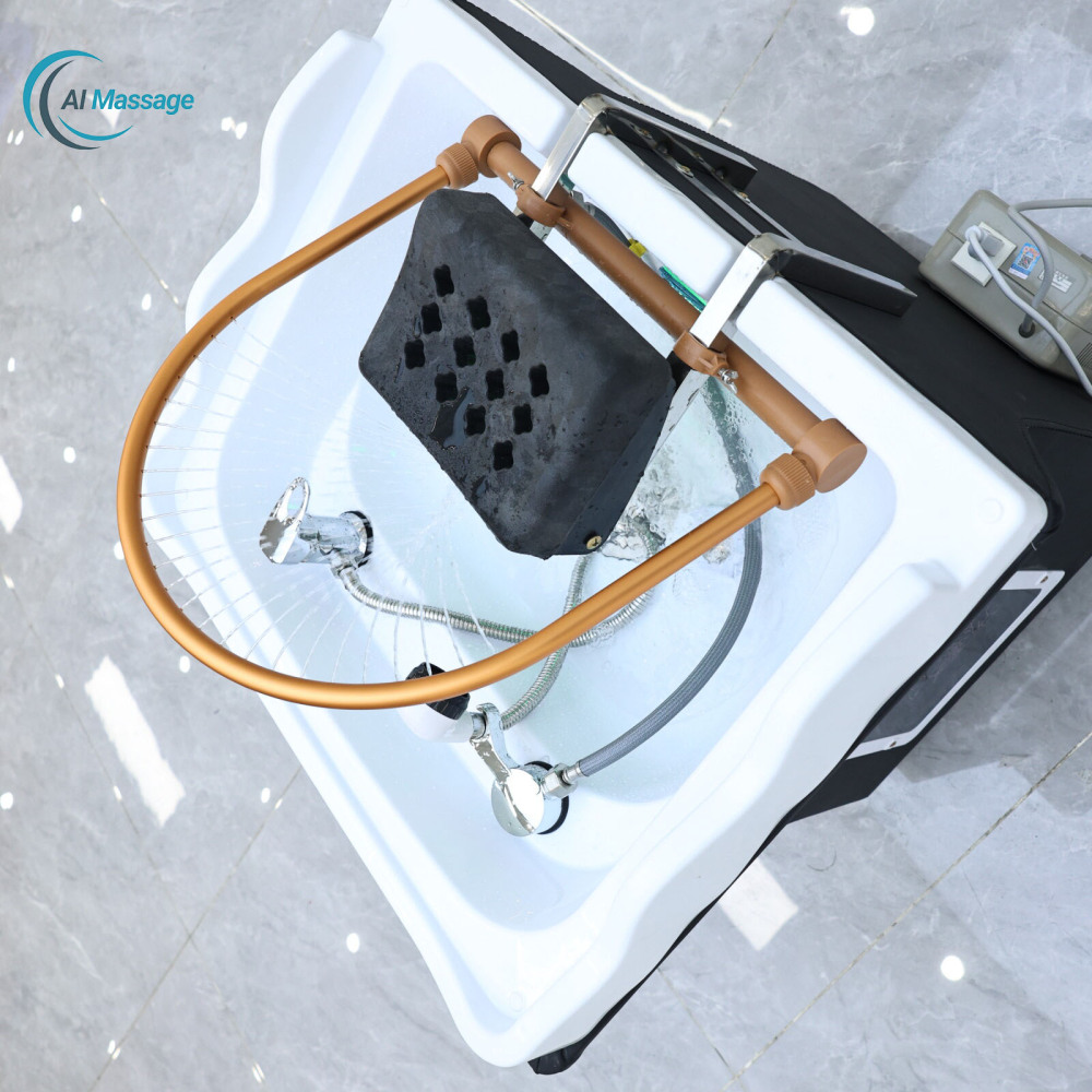 Portable shampoo basins for salons and hair salons, shampoo basins with steam water circulation function, portable shampoo basins for spas.