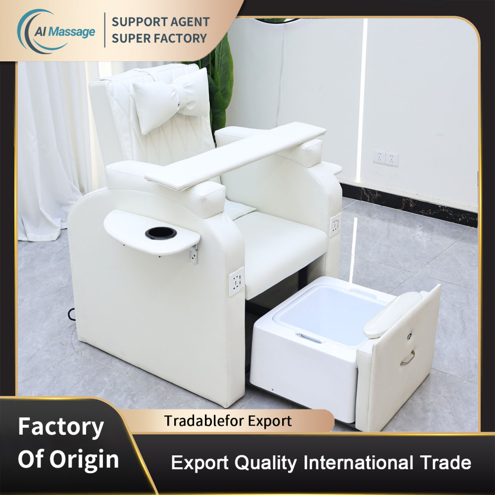 Foot massage sofa, pedicure chair, salon/beauty parlor/spa center pedicure chair, nail chair with surfing function, height-adjustable sofa suitable for nail salons.