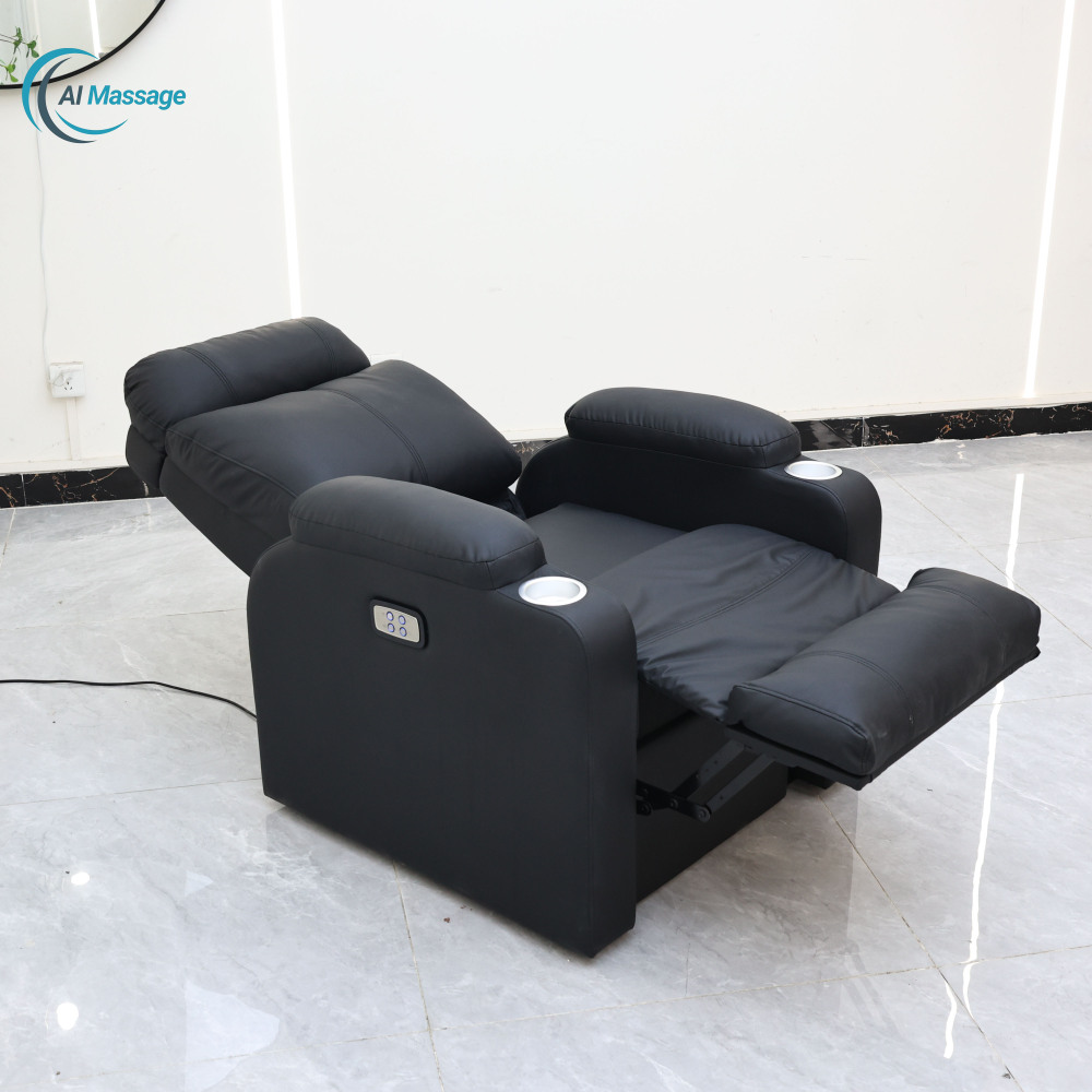The electric sofa supports height adjustment and is suitable for salon furniture and beauty salon sofas. It is made of high-density foam, which is soft and comfortable. The high-end sofa has a massage function, making it an ideal sofa chair
