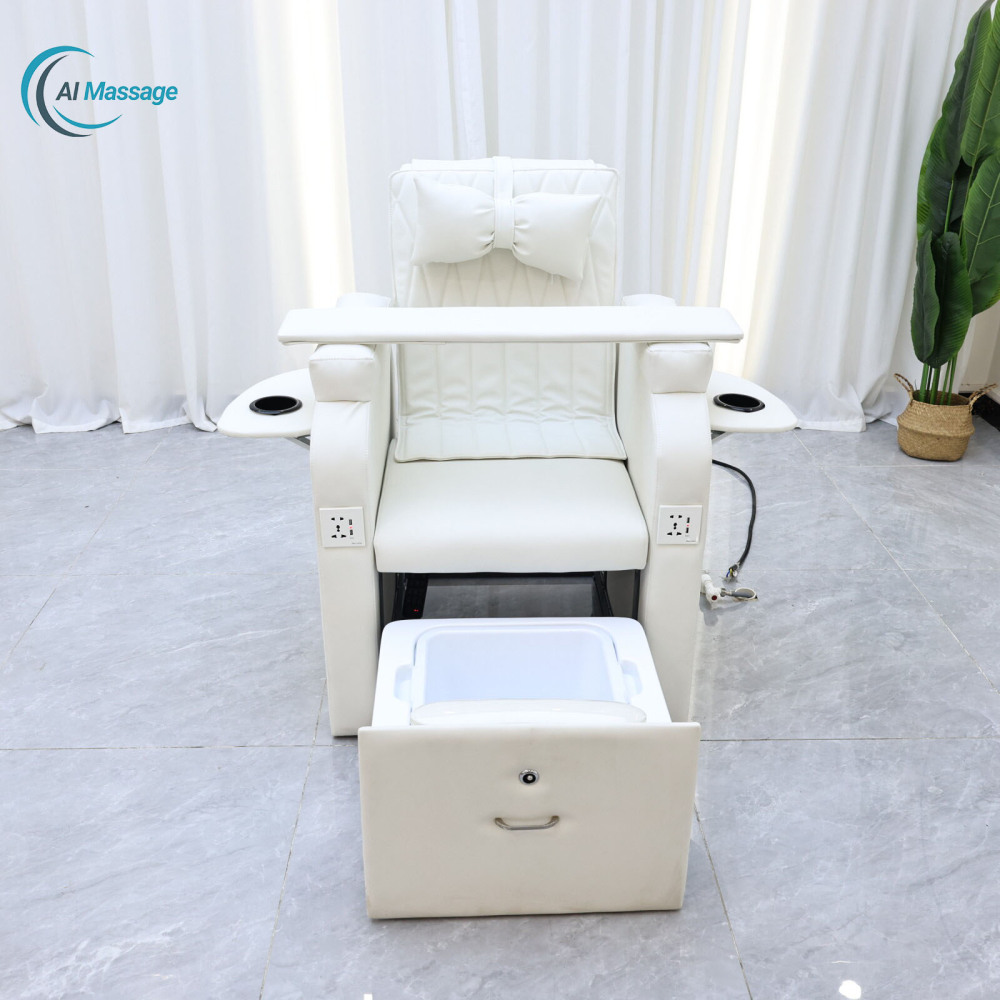 Foot massage sofa, pedicure chair, salon/beauty parlor/spa center pedicure chair, nail chair with surfing function, height-adjustable sofa suitable for nail salons.