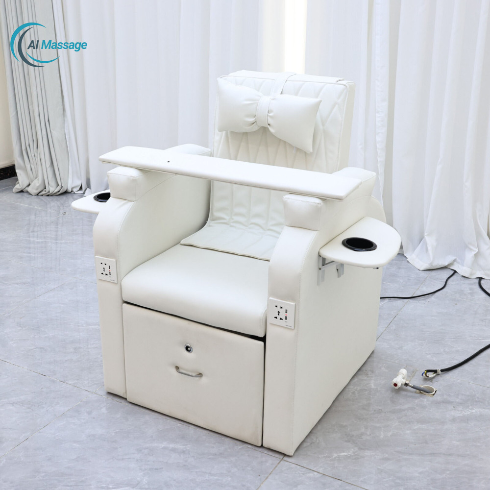 Foot massage sofa, pedicure chair, salon/beauty parlor/spa center pedicure chair, nail chair with surfing function, height-adjustable sofa suitable for nail salons.