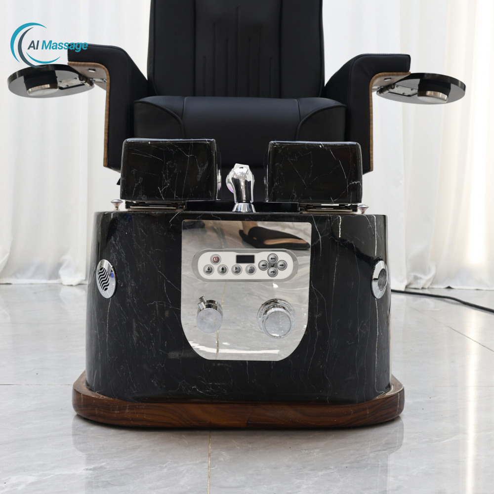 Luxury, best-selling, stylish salon foot bath and pedicure chair; multifunctional intelligent nail salon SPA commercial furniture.
