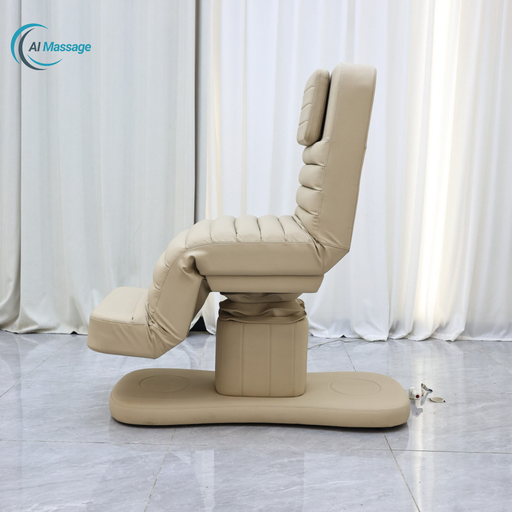 Adjustable electric beauty bed, facial massage bed, spa clinic massage bed, medical equipment