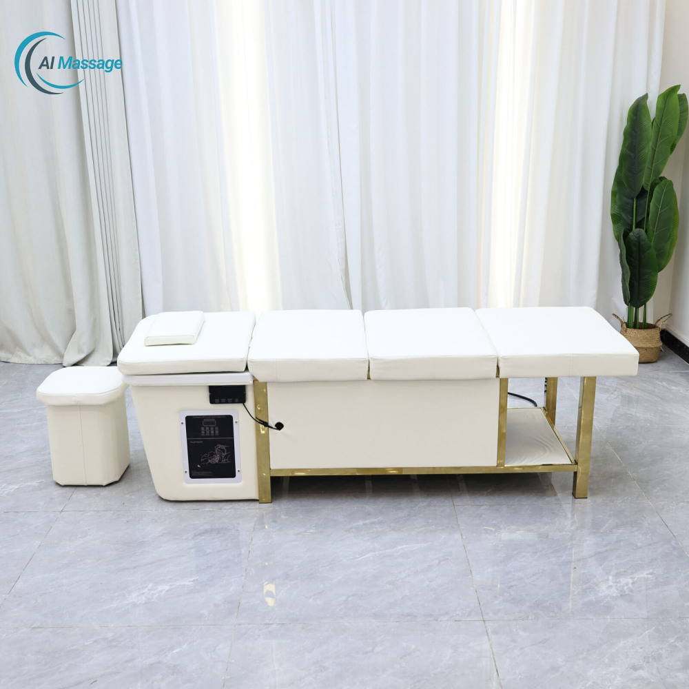 Portable waterless shampoo bed, salon hair care bed, simple and practical massage bed, salon equipment, spa furniture manufacturer