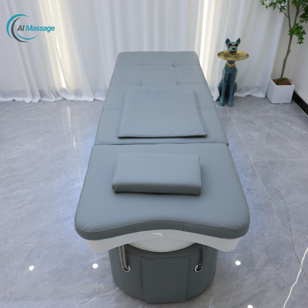 Thai massage shampoo bed, salon furniture, high-quality foot bath center massage bed, beauty salon spa bed, salon commercial furniture and equipment.