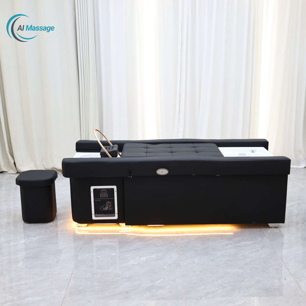 New 3-in-1 Electric Lifting Massage Shampoo Bed Salon Furniture Equipment: Stylish and Practical Spa Foot Bath Bed Salon Furniture Manufacturer