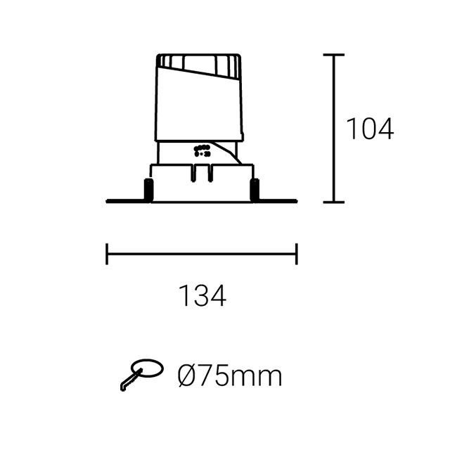 Led Down Light #XQ-100301T