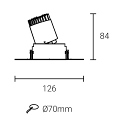 Led Down Light #XQ-100304T