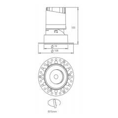 Led Down Light #YTXQ- 100301T