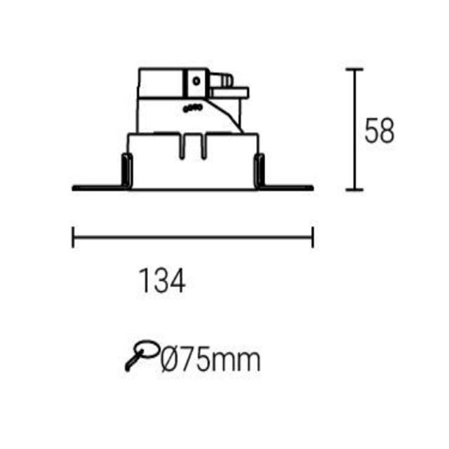 Led Down Light #XQ- 100301T