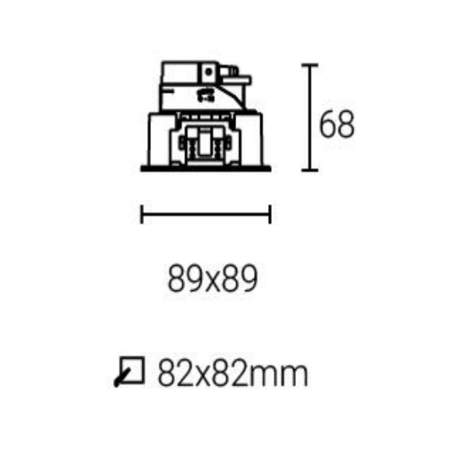 Led Down Light #XQ- 100302E