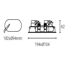 Led Down Light #XQ- 100301E