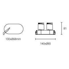 Led Down Light #XQ-100303E