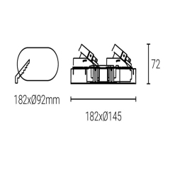 Led Down Light #XQ- 100301T