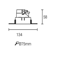 Led Down Light #XQ- 100301T