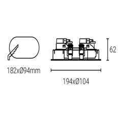 Led Down Light #XQ- 100301E
