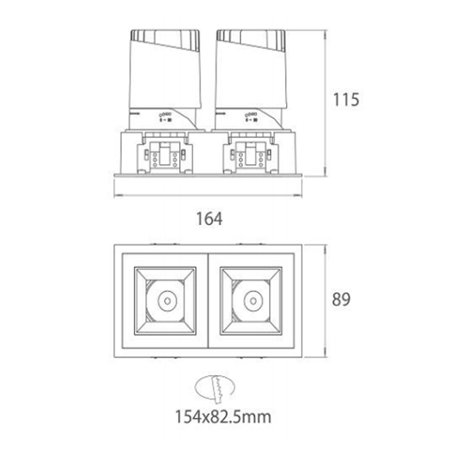 Led Down Light #XQ-100303E