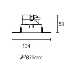 Led Down Light #XQ- 100301T