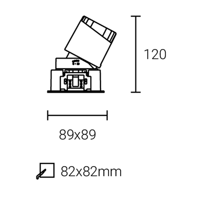 Led Down Light #XQ-100303E