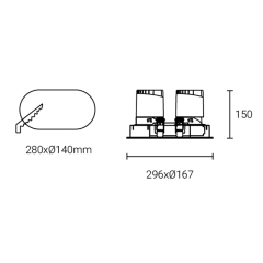 Led Down Light #XQ-100301E