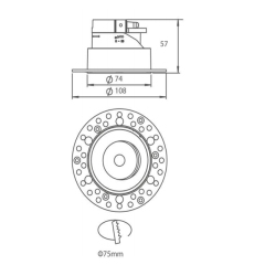 Led Down Light #YTXQ- 100301T