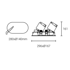 Led Down Light #XQ-100302E