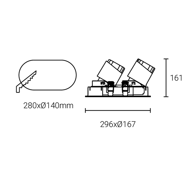 Led Down Light #XQ-100302E