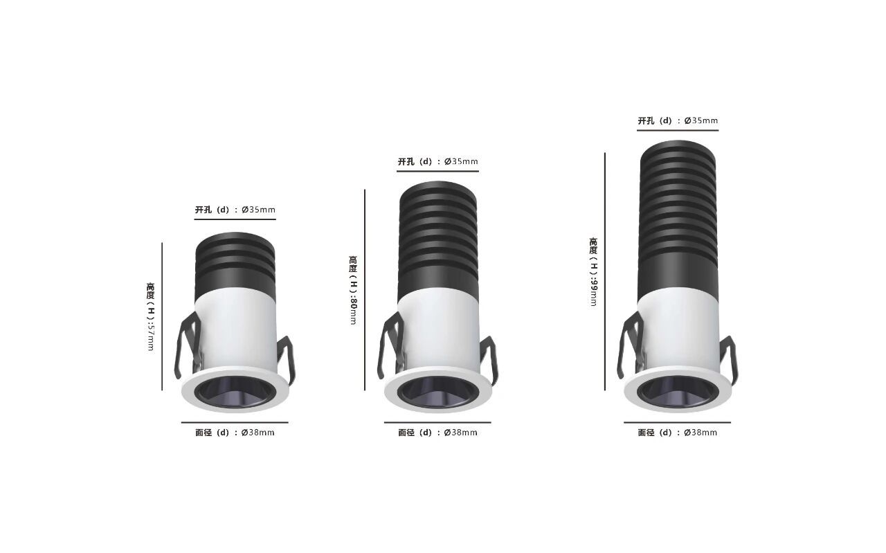 Fairy-High Luminous Efficiency Reflector Cup COB Spotlight
