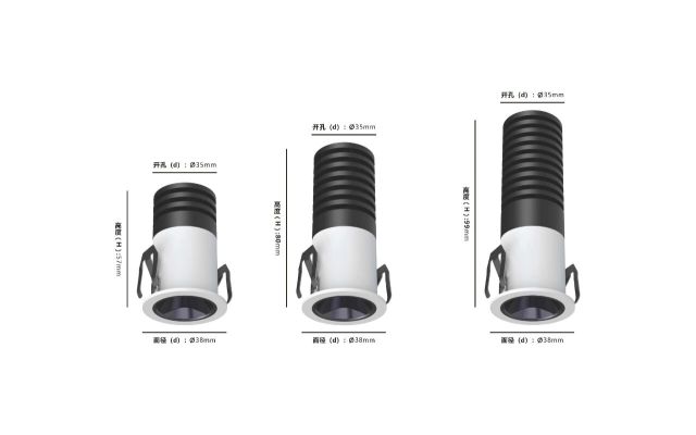 Fairy-High Luminous Efficiency Reflector Cup COB Spotlight