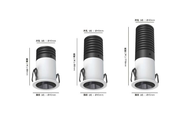 Fairy-High Luminous Efficiency Reflector Cup COB Spotlight