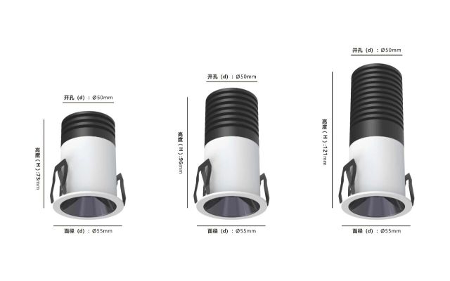 Fairy-High Luminous Efficiency Reflector Cup COB Spotlight