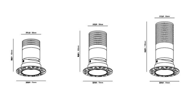 Fairy-Undimmable Frameless COB Spotlight