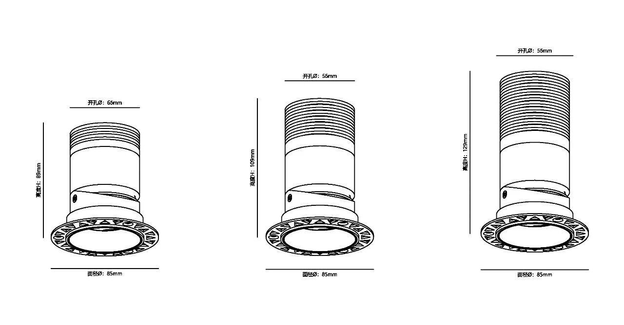 Fairy-Undimmable Frameless COB Spotlight