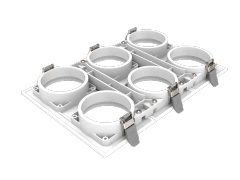 Combined Face Ring of Rubik's Cube
