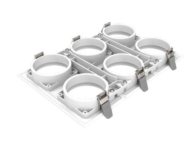 Combined Face Ring of Rubik's Cube