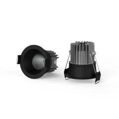 Anti-Glare COB LED Spotlight | Recessed Ceiling Spotlight with Aluminum Heatsink for Hotel & Office Lighting