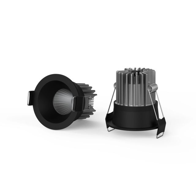 Anti-Glare COB LED Spotlight | Recessed Ceiling Spotlight with Aluminum Heatsink for Hotel & Office Lighting