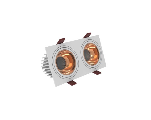 Atlante Square Grid COB Spotlight