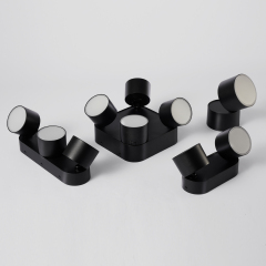 Surface Mounted Downlight, 1-4 Heads Available, 360° Rotatable Adjustable Angle Ceiling Light