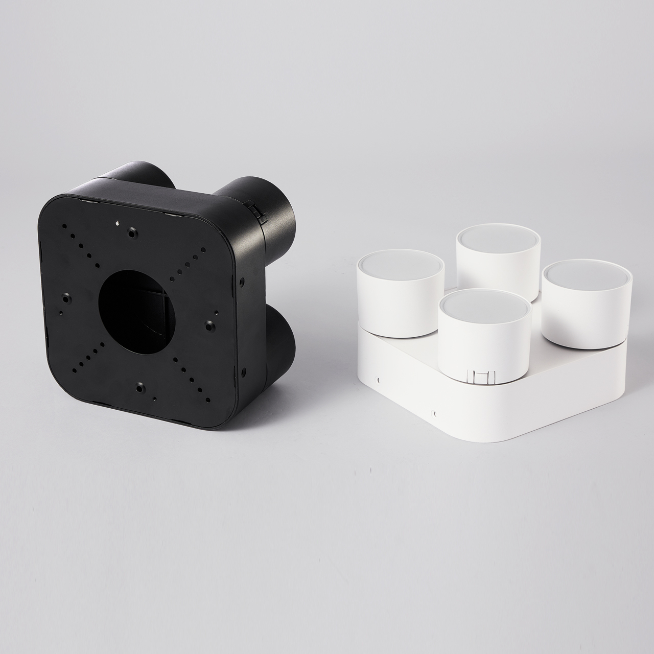 Surface Mounted Downlight, 1-4 Heads Available, 360° Rotatable Adjustable Angle Ceiling Light