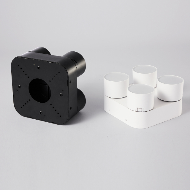 Surface Mounted Downlight, 1-4 Heads Available, 360° Rotatable Adjustable Angle Ceiling Light