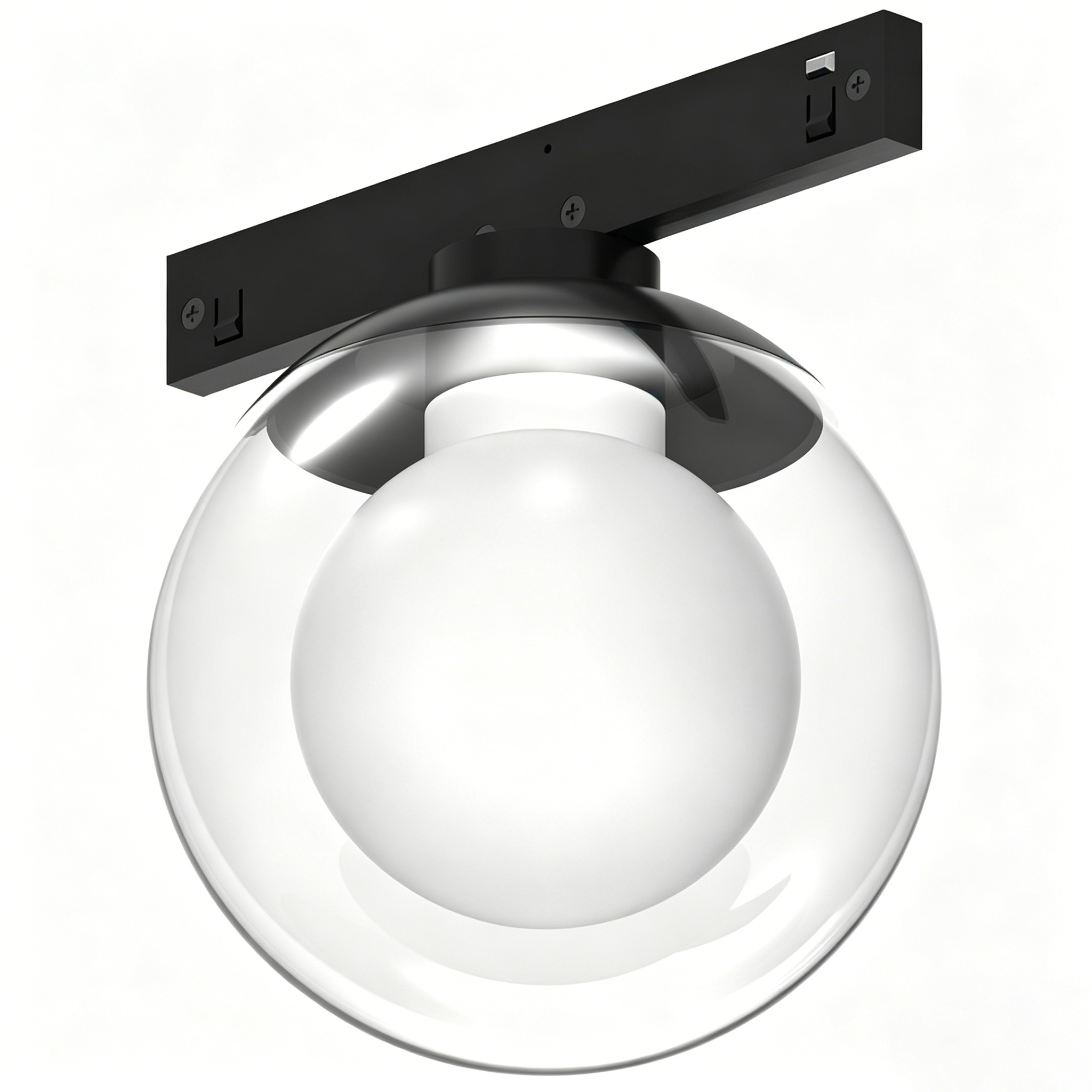Double layered glass ball