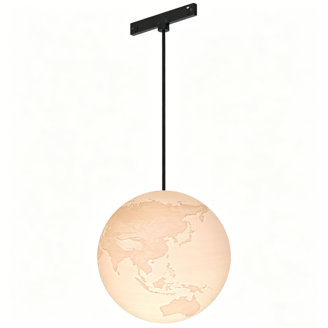 Spherical pendant light - Earth