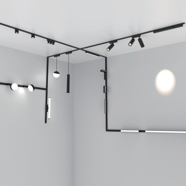 Woven track Conical lamp