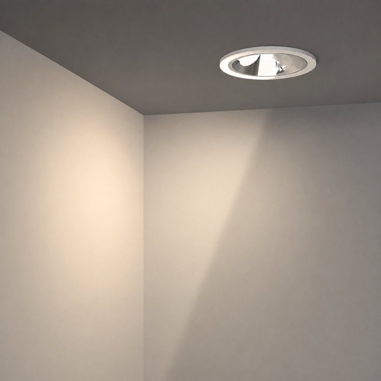 Recessed Asymmetric Wall Washer LED Downlight