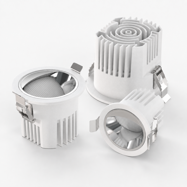 Recessed Asymmetric Wall Washer LED Downlight