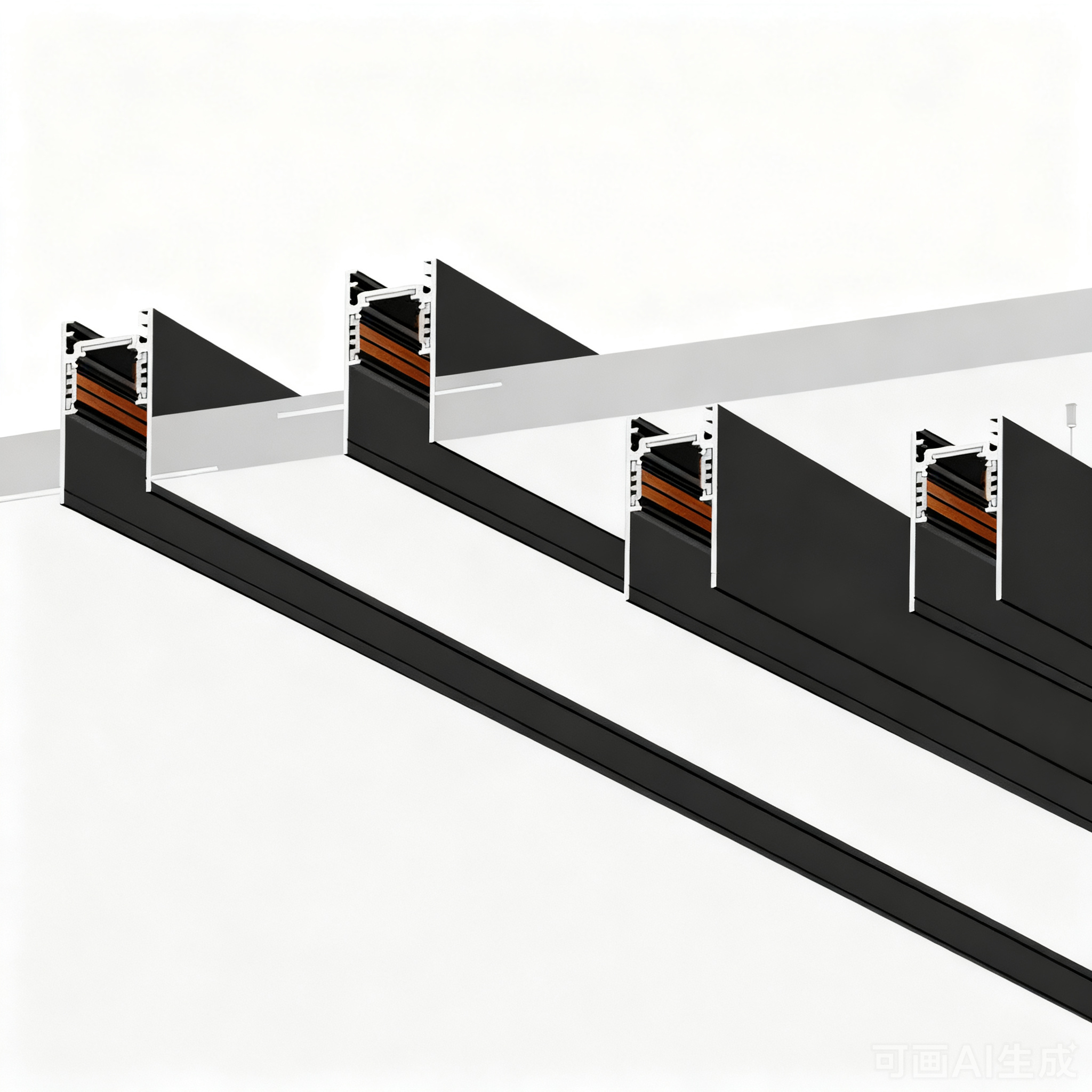 48V Magnetic Track Rail System