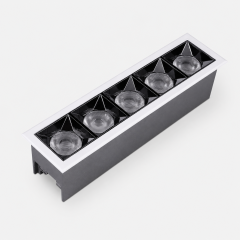XTD2-5 20W Anti-Glare Recessed Linear Grille Downlight