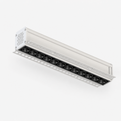 CE-XTD-B-S06 10W Trimless Anti-Glare Recessed Linear Grille Downlight