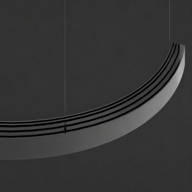Circular LED Ring Pendant Light